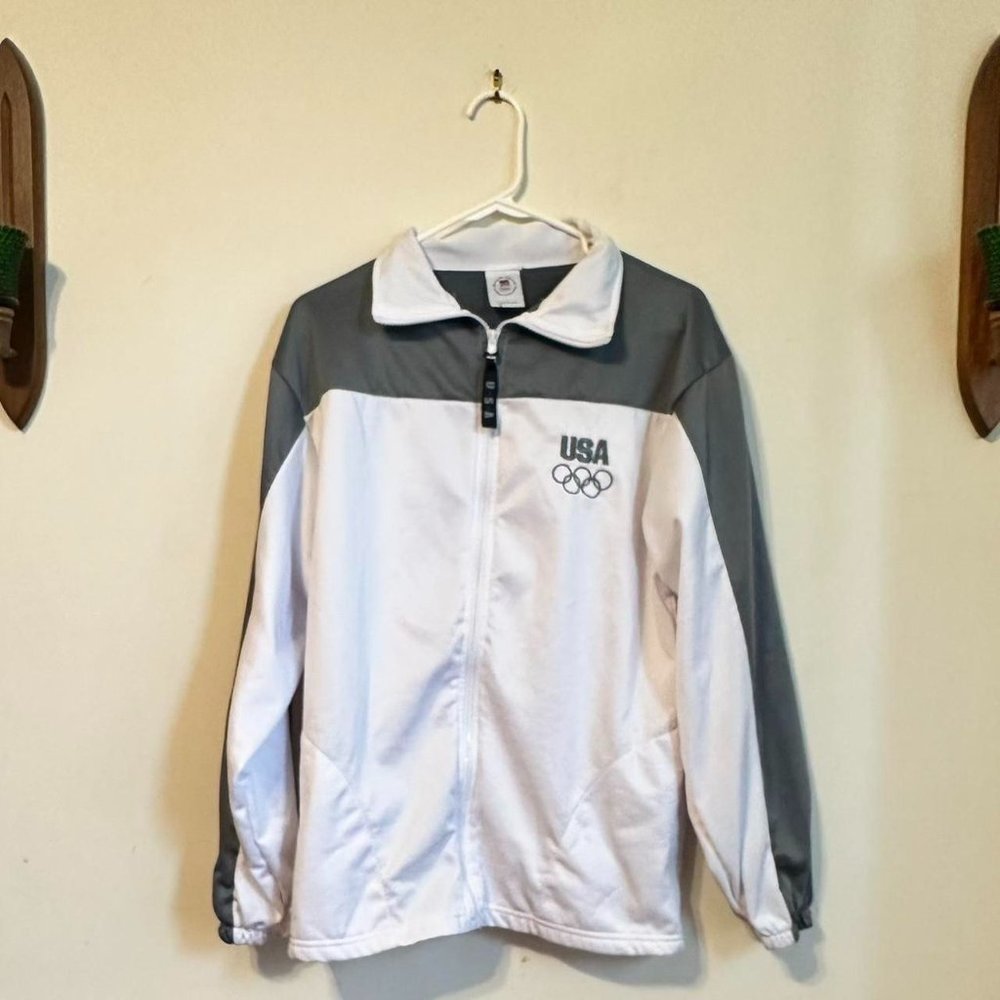 USA Olympics Committee Quarter Zip//Size L